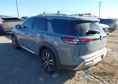 2023 Nissan Pathfinder Platinum 4Wd z USA, uszkodzony, nr VIN 5N1DR3DK0PC254901